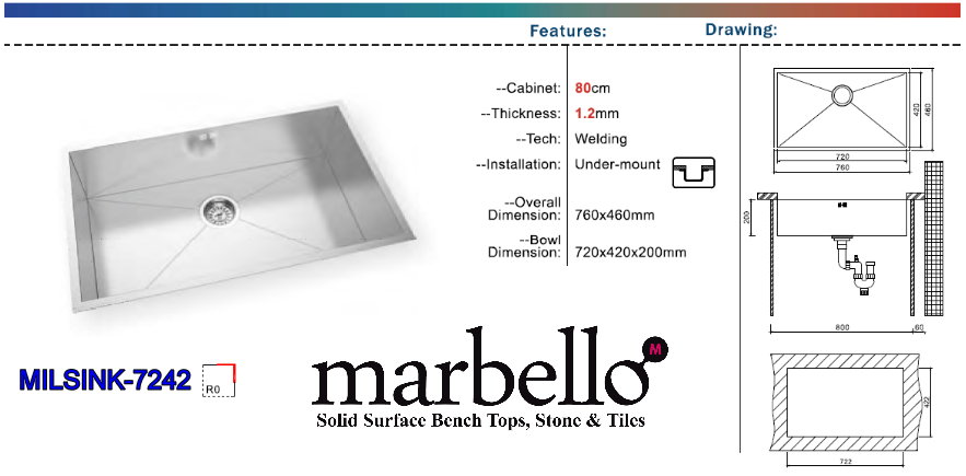 Marbello Sinks